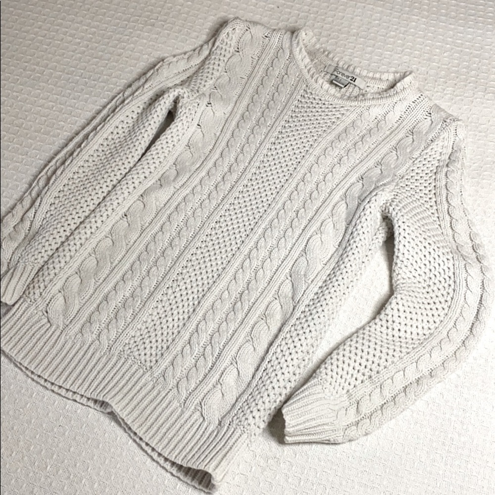 Forever21 Cable Knit Sweater